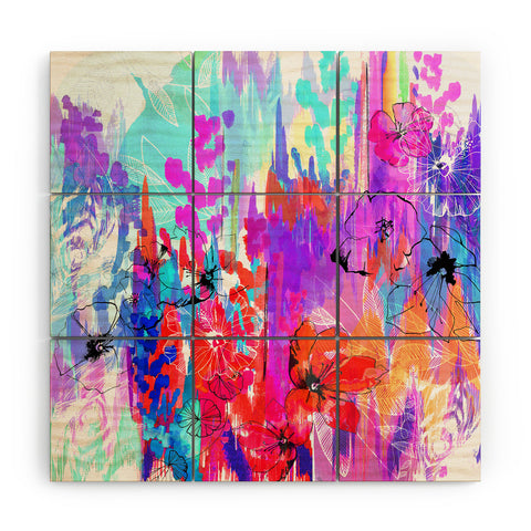 Holly Sharpe Summer Rain Wood Wall Mural