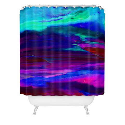 Holly Sharpe Sunset Sky at Night Shower Curtain