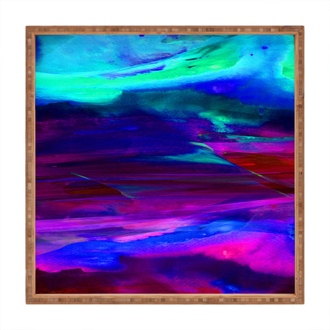 Holly Sharpe Sunset Sky at Night Square Tray
