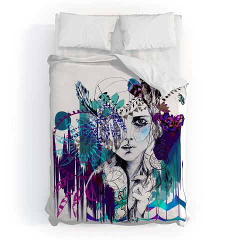 Holly Sharpe Tribal Girl Colourway Duvet Cover