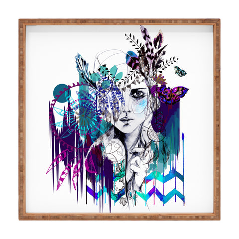 Holly Sharpe Tribal Girl Colourway Square Tray
