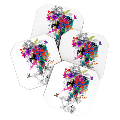 Holly Sharpe Tropical Girl 1 Coaster Set