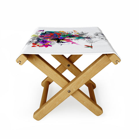 Holly Sharpe Tropical Girl 1 Folding Stool