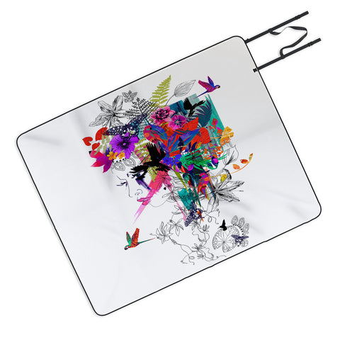 Holly Sharpe Tropical Girl 1 Picnic Blanket
