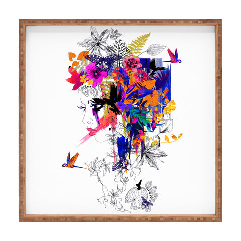 Holly Sharpe Tropical Girl Colourway Square Tray