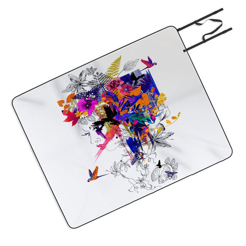 Holly Sharpe Tropical Girl Colourway Picnic Blanket