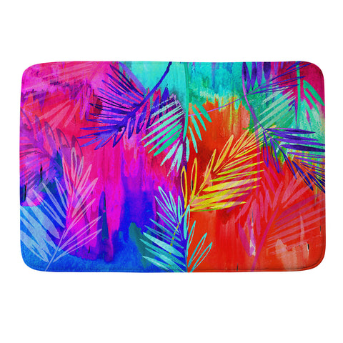 Holly Sharpe Tropical Heat 01 Memory Foam Bath Mat