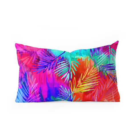 Holly Sharpe Tropical Heat 01 Oblong Throw Pillow