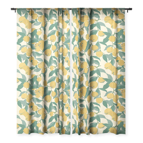 Huebucket Lemon Pugs Sheer Non Repeat