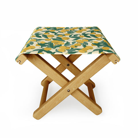 Huebucket Lemon Pugs Folding Stool