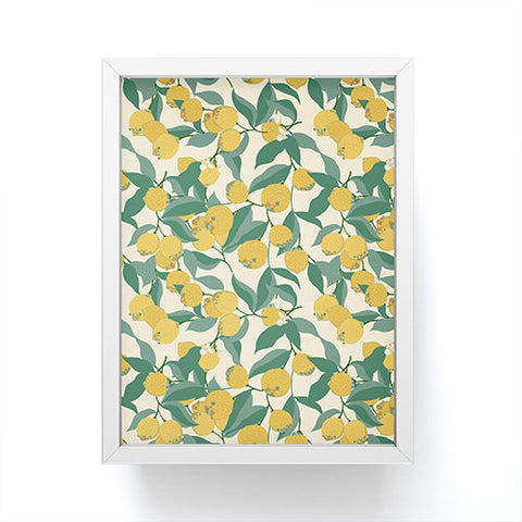 Huebucket Lemon Pugs Framed Mini Art Print