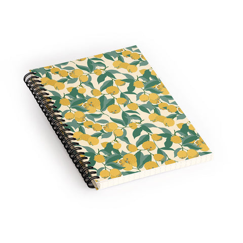 Huebucket Lemon Pugs Spiral Notebook