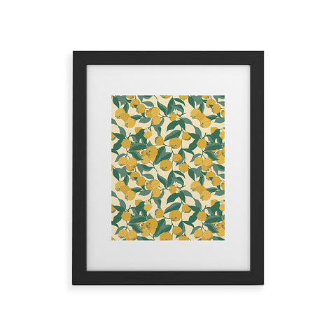 Huebucket Lemon Pugs Framed Art Print