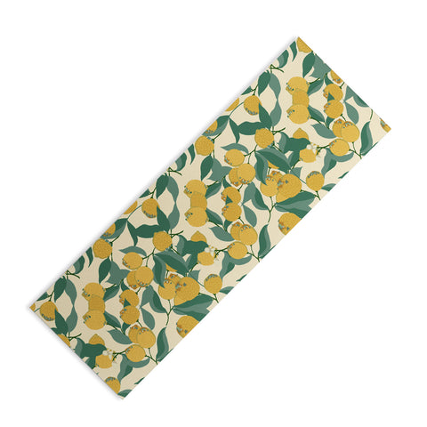 Huebucket Lemon Pugs Yoga Mat