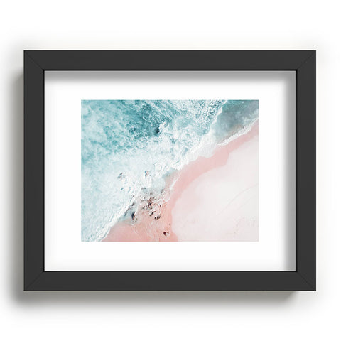Ingrid Beddoes Aerial Ocean Print Recessed Framing Rectangle