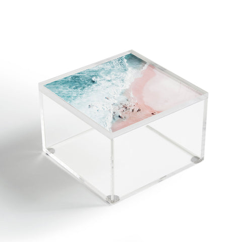 Ingrid Beddoes Aerial Ocean Print Acrylic Box