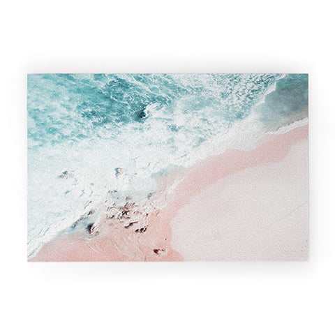Ingrid Beddoes Aerial Ocean Print Welcome Mat