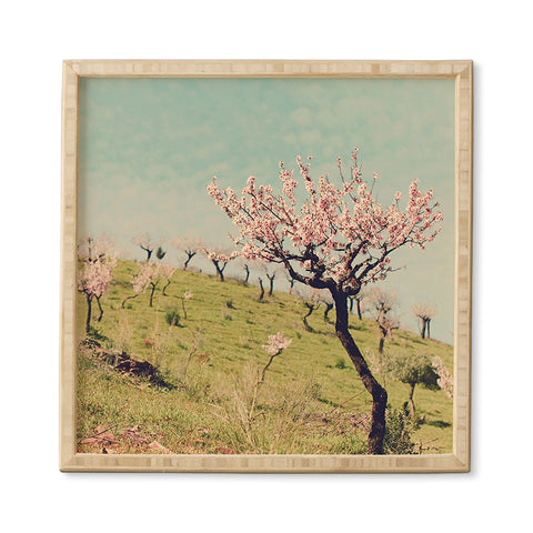 Ingrid Beddoes Almond Blossom Hill Framed Wall Art