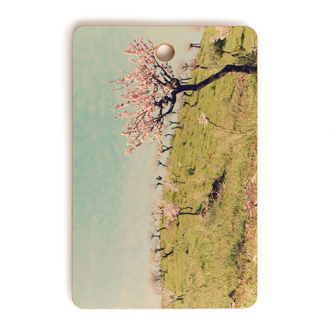 Ingrid Beddoes Almond Blossom Hill Cutting Board Rectangle
