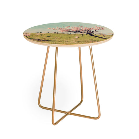 Ingrid Beddoes Almond Blossom Hill Round Side Table