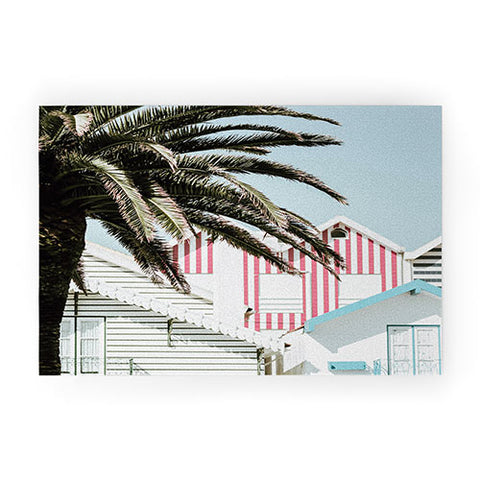 Ingrid Beddoes Aveiro Candy Stripes Welcome Mat