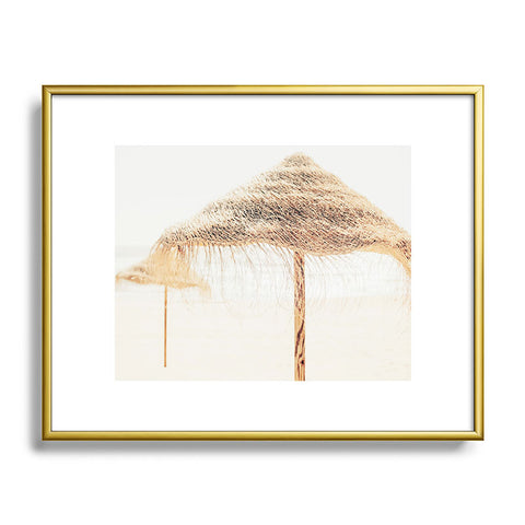 Ingrid Beddoes beach dreams III Metal Framed Art Print