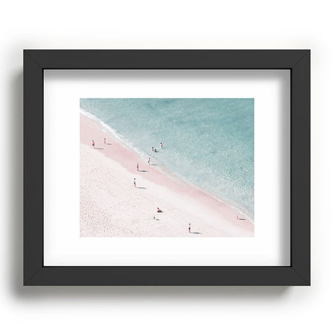 Ingrid Beddoes beach family love Recessed Framing Rectangle