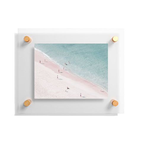 Ingrid Beddoes beach family love Floating Acrylic Print