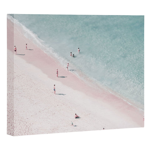 Ingrid Beddoes beach family love Art Canvas