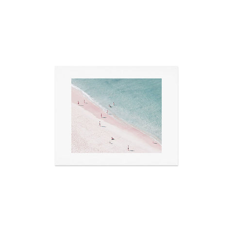 Ingrid Beddoes beach family love Art Print