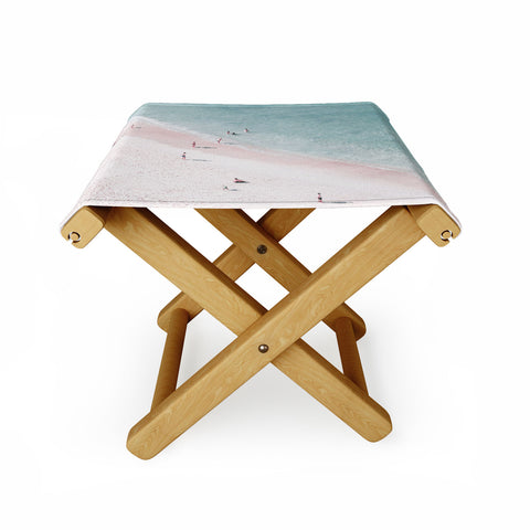 Ingrid Beddoes beach family love Folding Stool