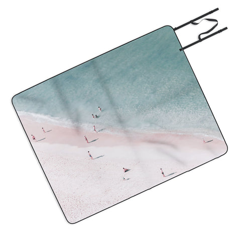 Ingrid Beddoes beach family love Picnic Blanket