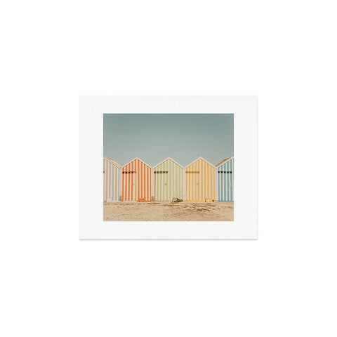 Ingrid Beddoes Beach Huts II Art Print