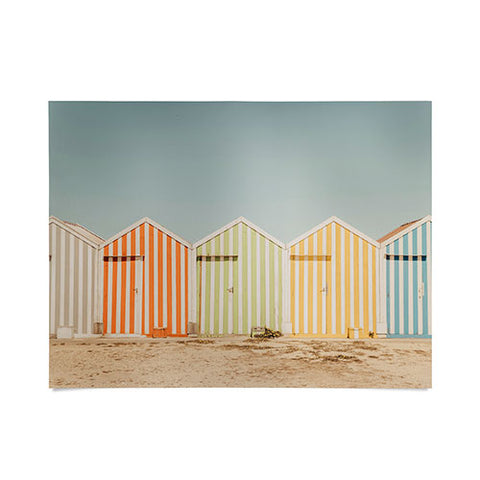 Ingrid Beddoes Beach Huts II Poster