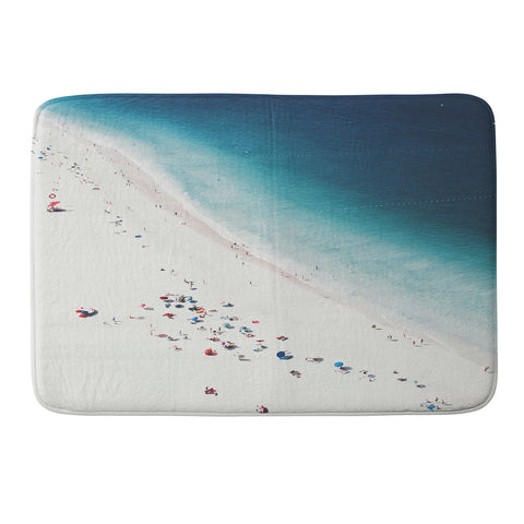 Ingrid Beddoes Beach Midnight Blue Memory Foam Bath Mat