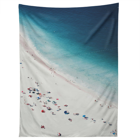 Ingrid Beddoes Beach Midnight Blue Tapestry