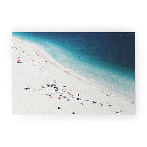 Ingrid Beddoes Beach Midnight Blue Welcome Mat
