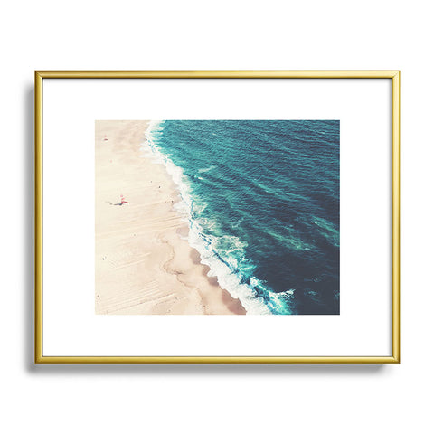 Ingrid Beddoes Beach Nazare Metal Framed Art Print