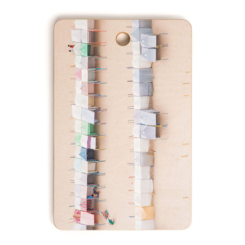 Ingrid Beddoes Beach Nude Pink Cutting Board Rectangle