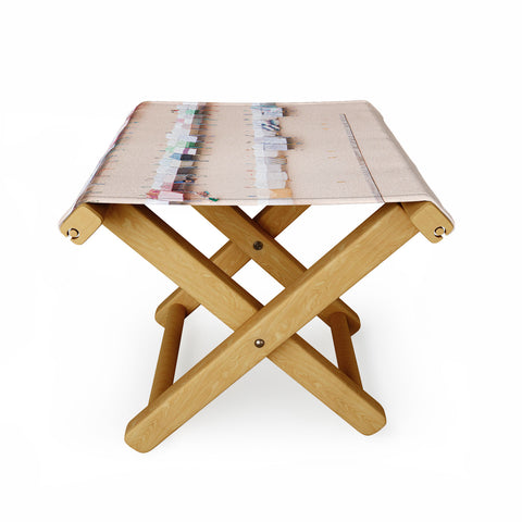 Ingrid Beddoes Beach Nude Pink Folding Stool