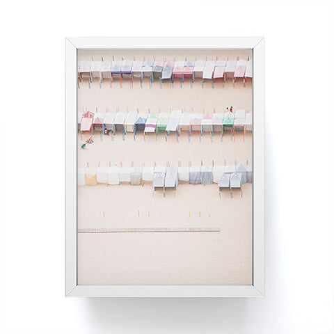 Ingrid Beddoes Beach Nude Pink Framed Mini Art Print