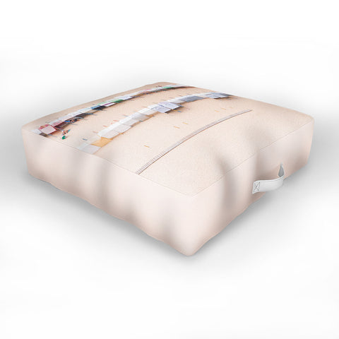 Ingrid Beddoes Beach Nude Pink Outdoor Floor Cushion