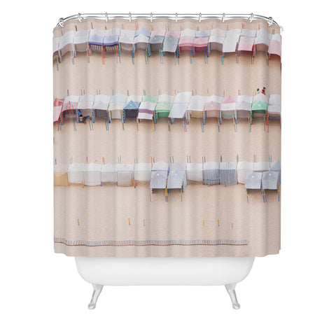 Ingrid Beddoes Beach Nude Pink Shower Curtain