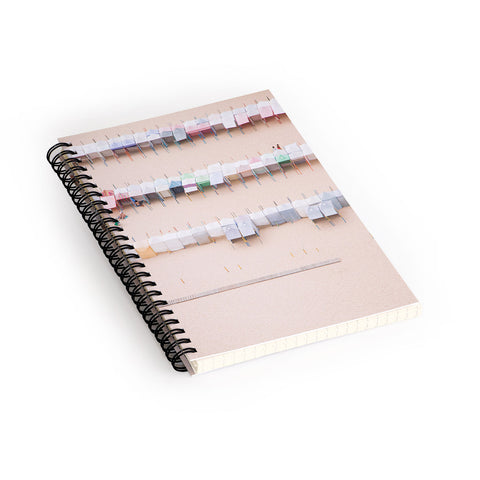 Ingrid Beddoes Beach Nude Pink Spiral Notebook