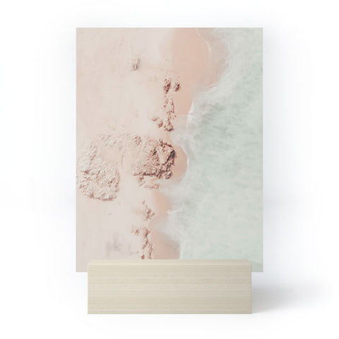 Ingrid Beddoes Beach Pink Champagne Mini Art Print