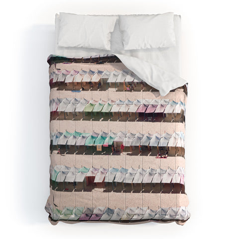 Ingrid Beddoes beach summer Comforter