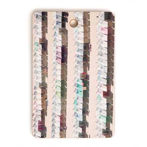 Ingrid Beddoes beach summer Cutting Board Rectangle