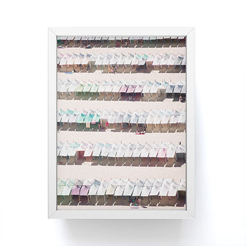Ingrid Beddoes beach summer Framed Mini Art Print