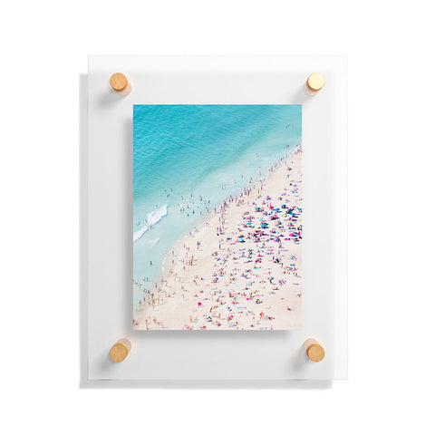 Ingrid Beddoes beach summer fun Floating Acrylic Print