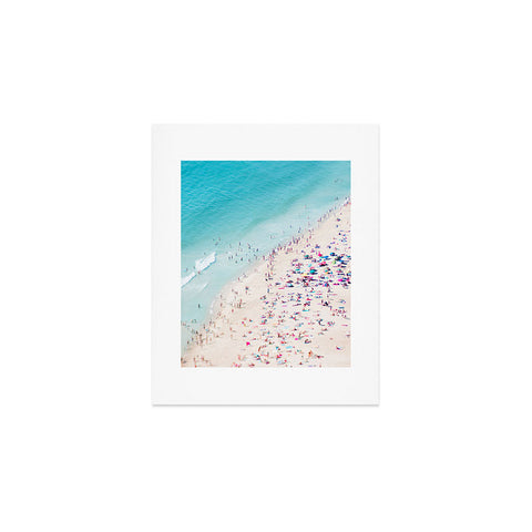 Ingrid Beddoes beach summer fun Art Print